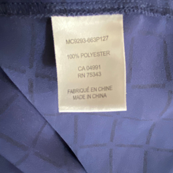 Saint Tropez West Woman's Crew Neck Sleeveless Zipper Back Blouse Sz M - Picture 8 of 9